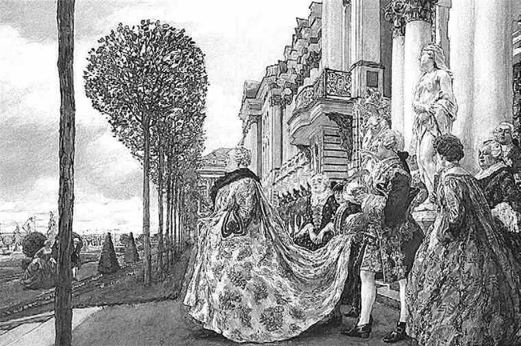 Е Е Лансере Елизавета Петровна в Царском Селе 1905 г Историк рисует - фото 73
