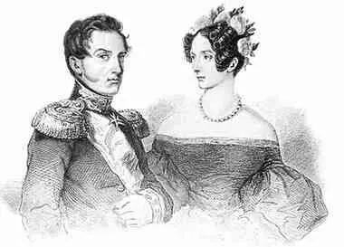 Николай I и Александра Федоровна после свадьбы в 1817 г После свадьбы - фото 153