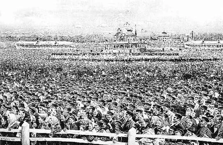 В Е Маковский Ходынка 1899 г В Е Маковский Похороны жертв - фото 199