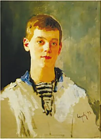 ВА Серов Портрет великого князя Михаила Александровича 1893 Ф Фламенк - фото 75