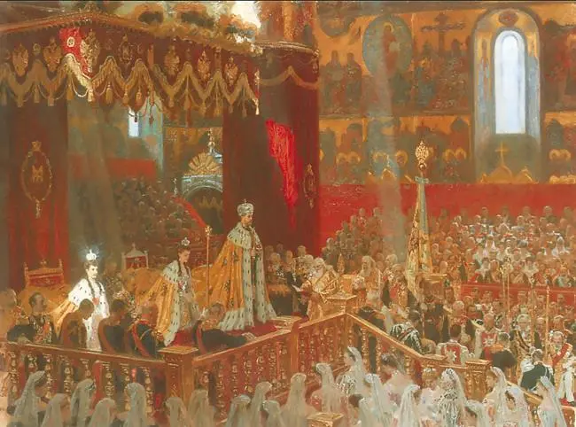 ЛР Туксен Коронация императора Николая II в Успенском соборе Московского - фото 105