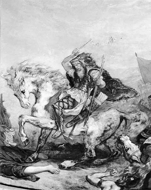Эжен Делакруа Аттила Фрагмент фрески ок 1840 г Гунны вызывают у историков - фото 28