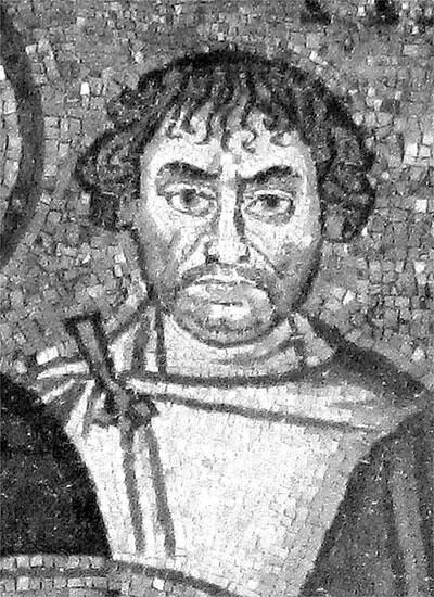 Нерсес Мозаика базилики СанВитале Равенна фрагмент Велизарию приходилось - фото 40