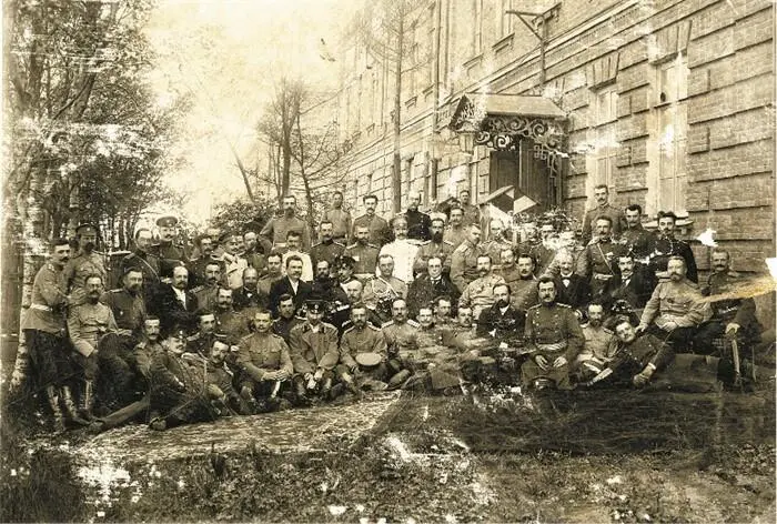 Групповая фотография профессоров преподавателей руководства офицерского - фото 87