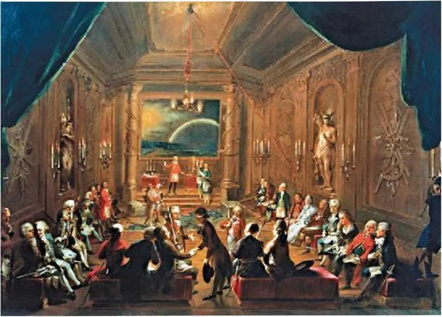 5 Ложа Истинной гармонии 1780е гг Эта ложа была одной из нескольких - фото 82