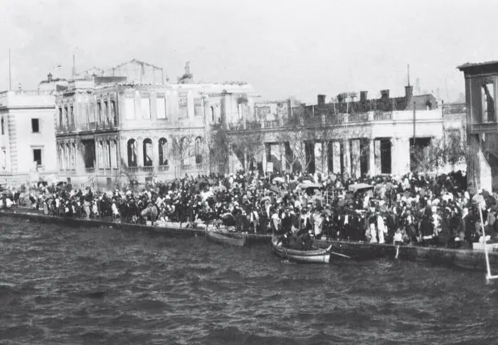 Пожар в Смирне 1922 г Великий пожар в Смирне 146 с Карикатура на - фото 18