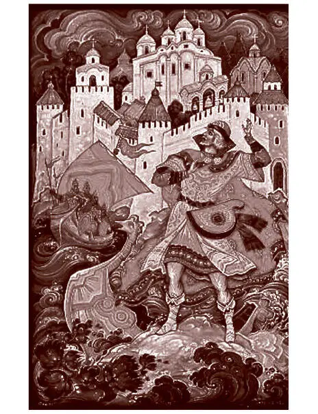 Садко Палехская роспись Wikimedia Commons С Рыбаковым можно согласиться и в - фото 48