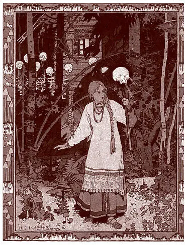 Иллюстрация И Билибина к сказке Василиса Прекрасная 1902 г Василиса - фото 94