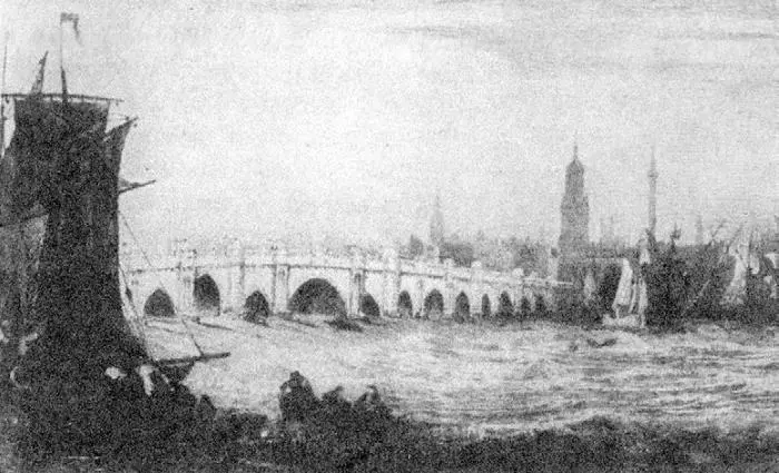 Рис 58 Лондонские мосты 1209 и 1831 гг Лондонский мост был создан для того - фото 39