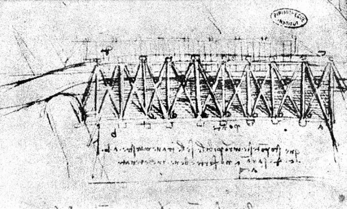 Рис 63 Изображение ферм Леонардо да Винчи из его Manuscritti e i disegni - фото 46