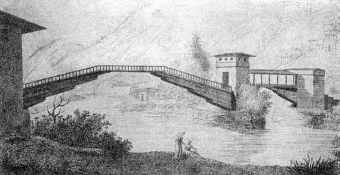 Рис 88 Консольный мост в Бандипуре Индия 1660 г На долю Льюиса Вернвага - фото 76