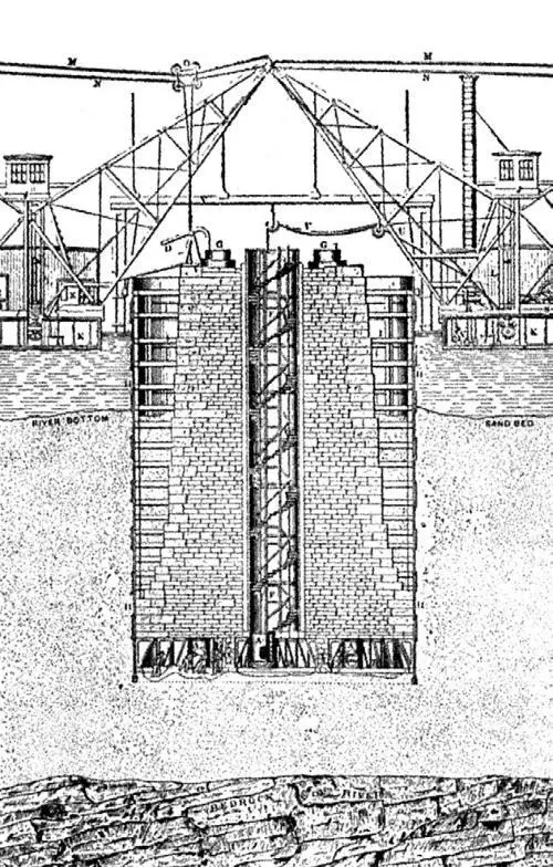 Рис 103 Поперечное сечение кессона мост Идса в СентЛуисе Когда заболел - фото 108