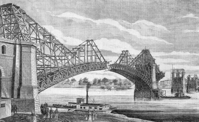 Рис 104 Метод строительства с помощью консолей арки моста в СентЛуисе - фото 109