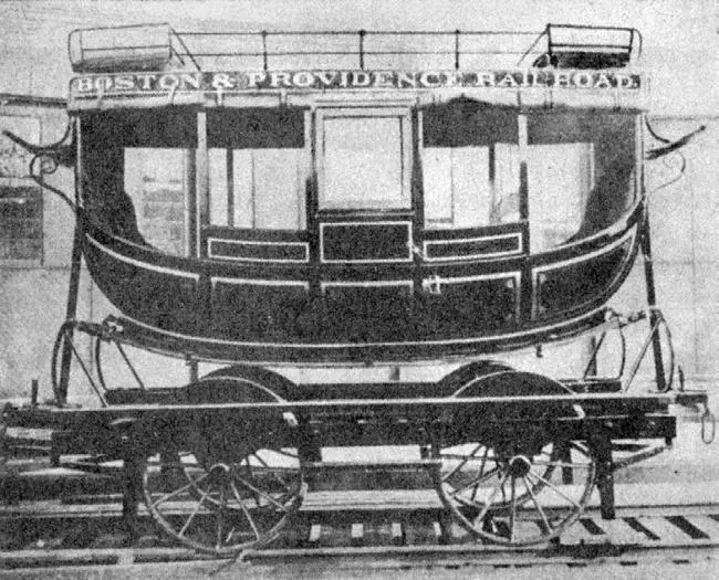 Рис 129 Ранний американский железнодорожный пассажирский вагон 1834 г - фото 141