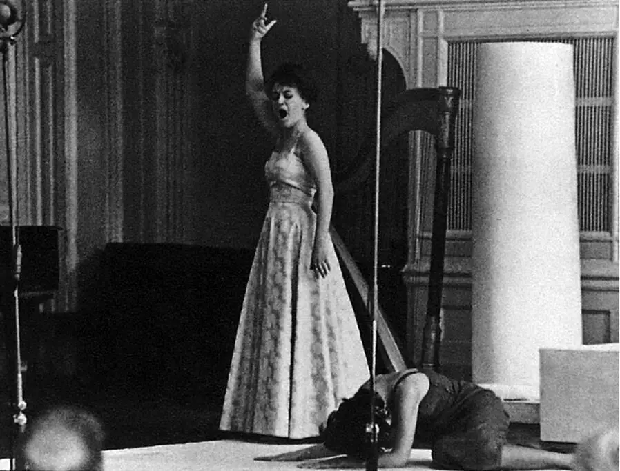 Репетиция Аиды в Ленинградской консерватории А А Григорьева 1950 Лена - фото 29