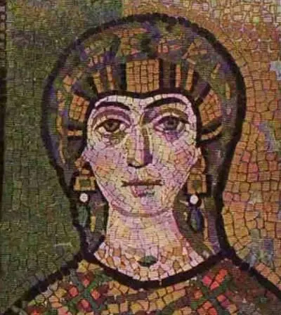 Рис 124 Придворная дама Деталь степной мозаики Императрица Феодора со - фото 135