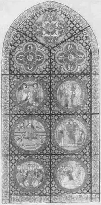 Рис 139 Витраж аббатства СенДени XII в Следует также обратить внимание на - фото 150