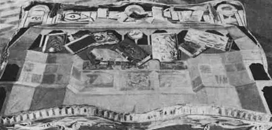 Рис 214 Крышка стола набранная из смальт сваренных на фабрике М В - фото 232