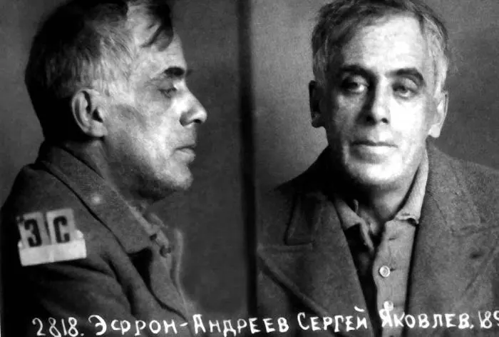 Сергей Эфрон Фотография из следственного дела 1939 г Ариадна Эфрон - фото 25
