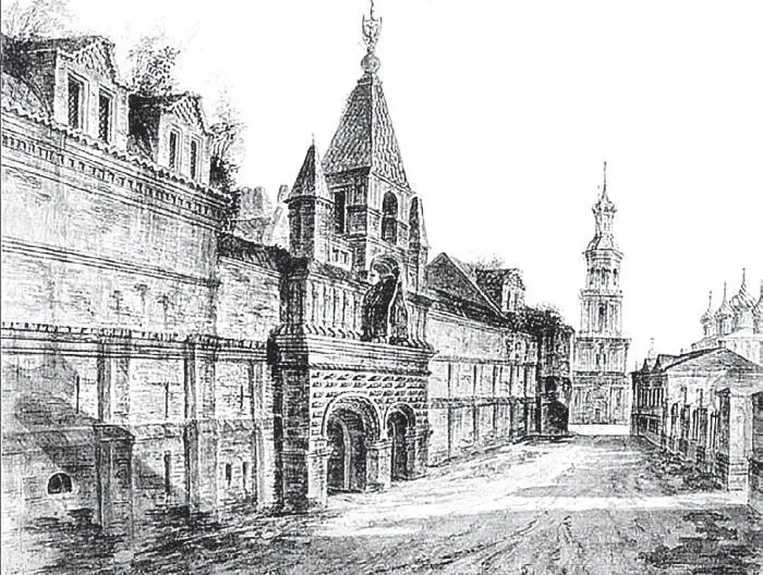 ФЯ Алексеев Вид в Замоскворечье на Кадашевский Хамовный двор 1800е - фото 59