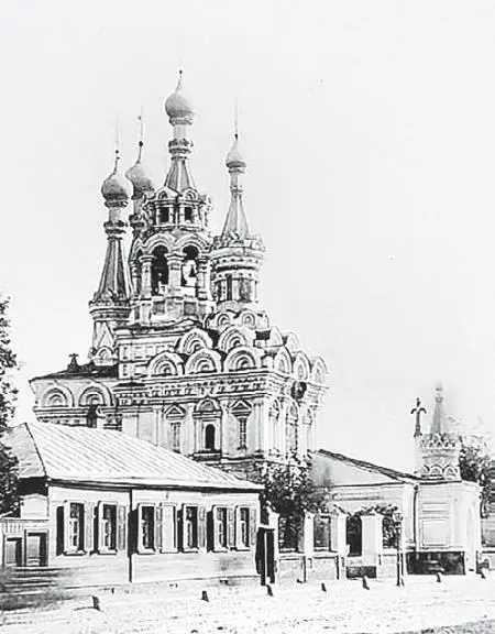 Церковь Рождества Богородицы в Путинках Чертеж СУ Соловьева 1890е и - фото 159