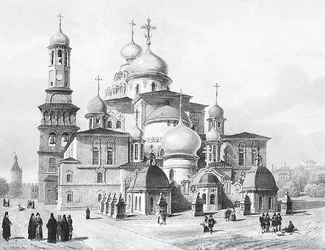 Новый Иерусалим Литография ЛПА Бишебуа Середина XIX века Новый Иерусалим - фото 185