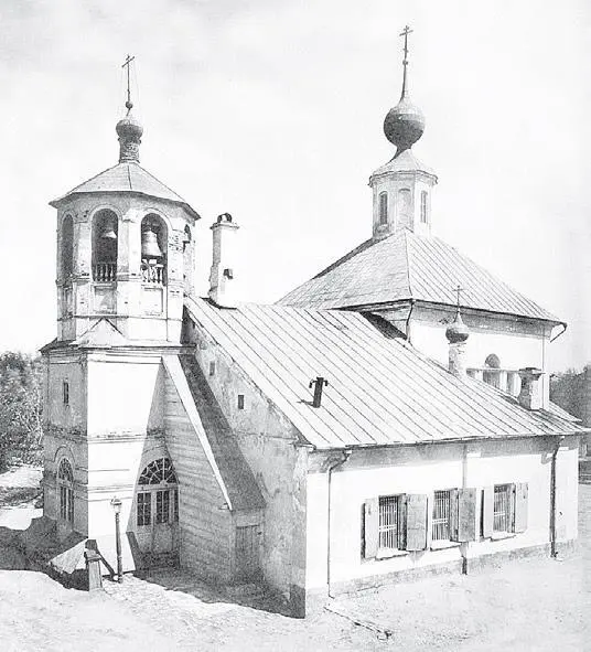 Тихвинская церковь в Лужниках Фото из Альбомов Найденова 1880е Вид - фото 222