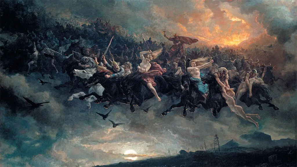 Дикая охота ПН Арбо 1872 Брунгильда спит окруженная волшебным огнем А - фото 13
