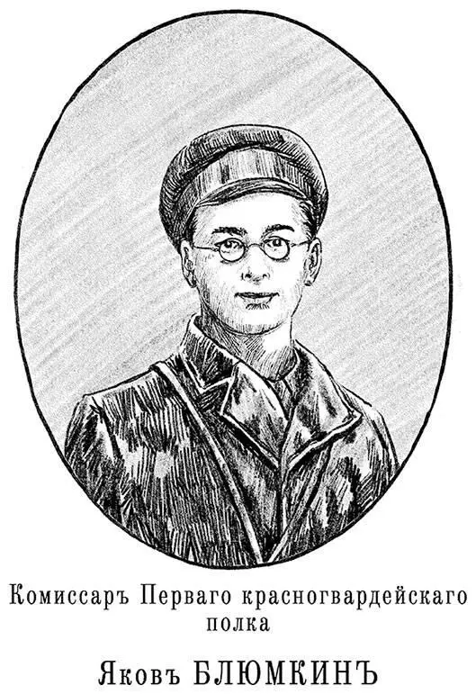 Комиссар Первого красногвардейского полка Яков Блюмкин несколько нервно - фото 29