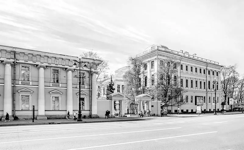 Аничков дворец Современное фото Торжественное открытие петербургской - фото 55