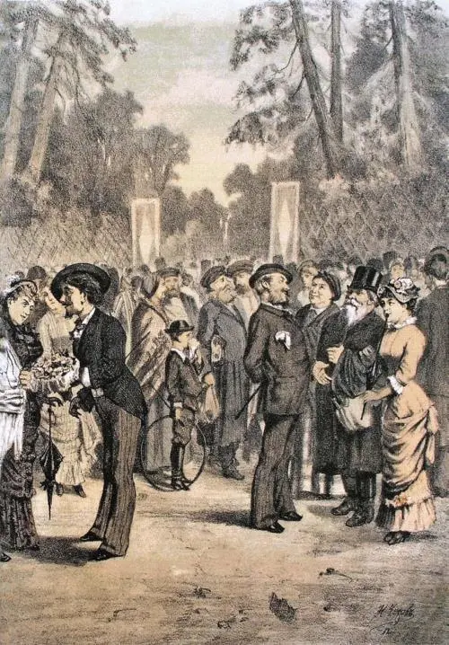 Гуляние первого мая в Сокольниках Журнал Москва 1882 163 Если ты - фото 15