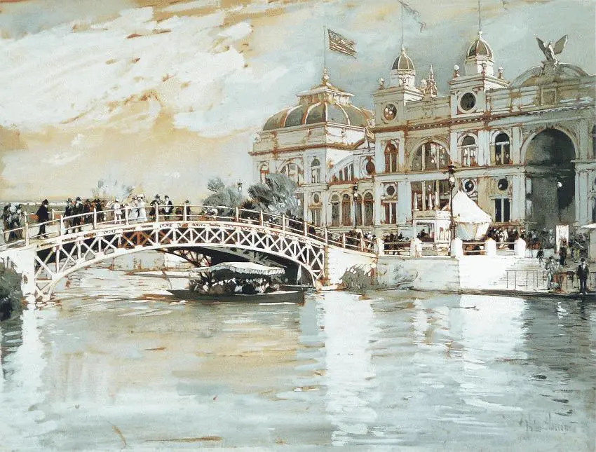 Чайльд Гассам 18591935 Колумбийская выставка в Чикаго 1892 г Трилогия - фото 6