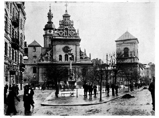 Львов Костел Бернардинов Зима 1914 1915 гг Львов Костел св Елизаветы - фото 105