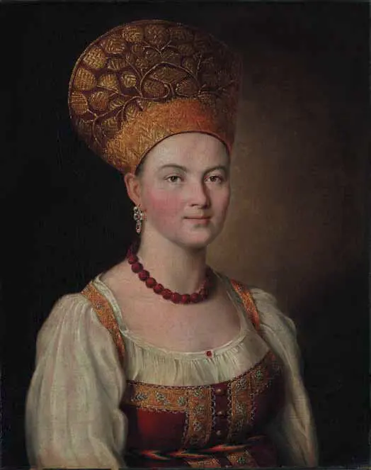 И Аргунов Портрет крестьянки в русском костюме 1784 Государственная - фото 43