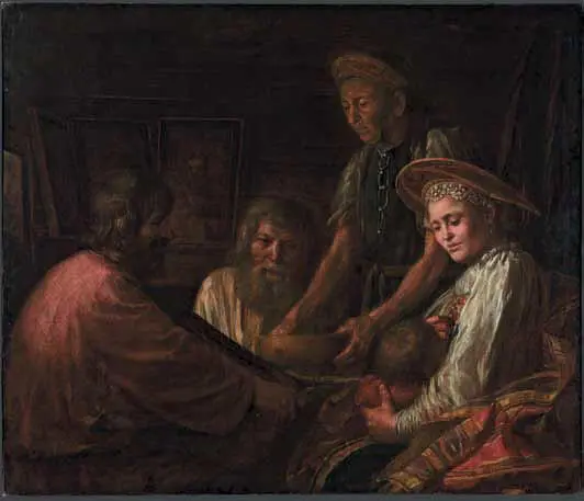 М Шибанов Крестьянский обед 1774 Государственная Третьяковская галерея - фото 67