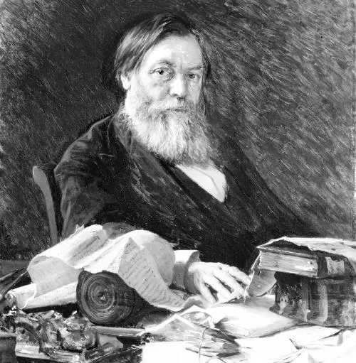 Портрет писателя П И Мельникова псевдоним Андрей Печерский 1876 И - фото 125