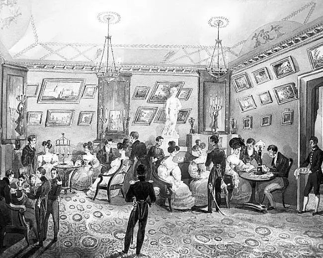 Великосветский салон 1830 Неизвестный художник Имя ее Александра - фото 192
