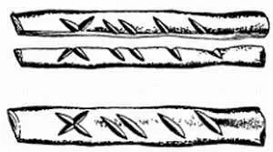 Бирка палочка с зарубками которой издавна пользовались для счетных записей - фото 5