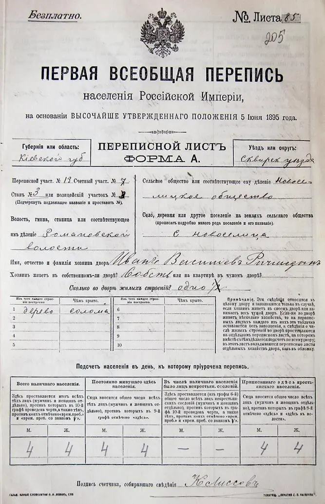 Переписной лист Несмотря на стремительное развитие индустрии и рост городов в - фото 38