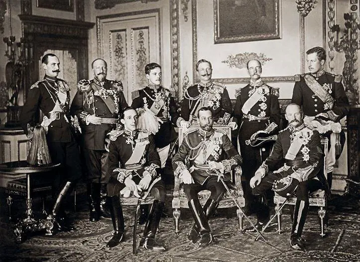 Европейские монархи в 1909 году Второстепенные причины Всемирный конфликт - фото 60