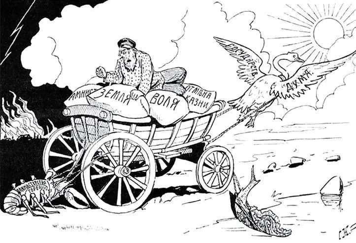 Карикатура на Думу Газета Искра Последняя крупная забастовочная акция - фото 107
