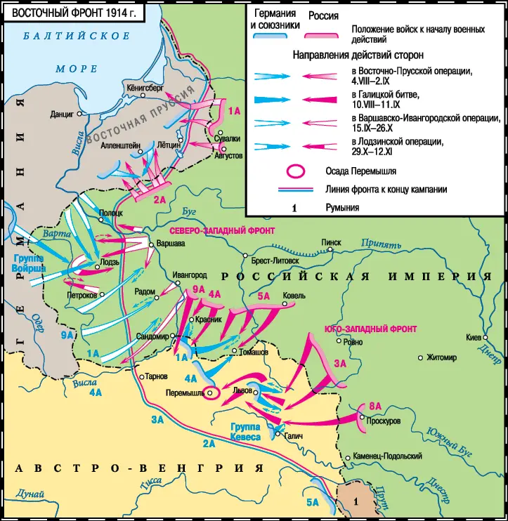 Кампания 1914 года на Восточном фронте М Романова Это была драка зрячих со - фото 131