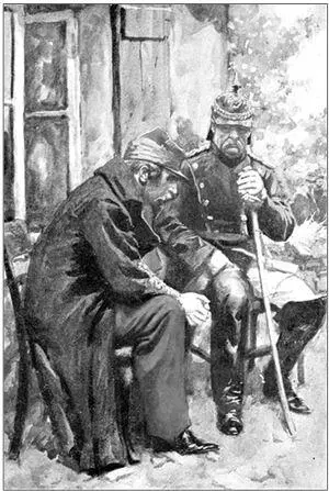 Поверженный император в плену у Бисмарка Акварель Худ АС Михаэл 1912 г - фото 42
