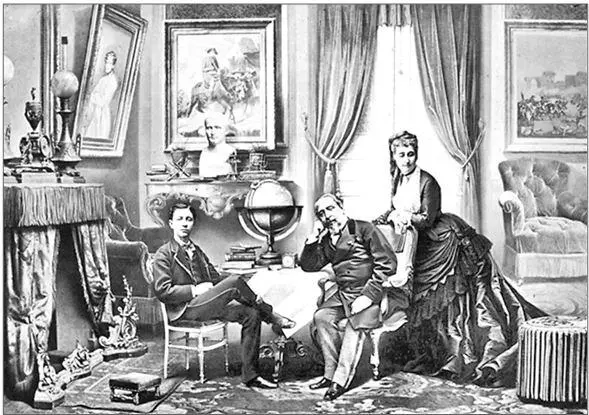 Император императрица и принц империи в Камден Плейс Фотография 1872 г - фото 44