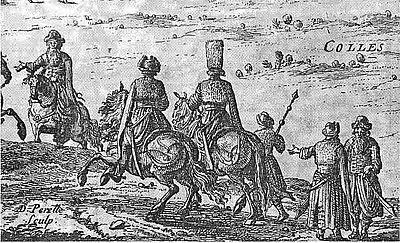 Русская конница под Ригой в 1656 г Фрагмент гравюра Д Перетта XVII в О - фото 44