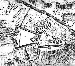 Крепость Чигирин в 1678 г Рисунок из дневника П Гордона НИ Костомаров - фото 56