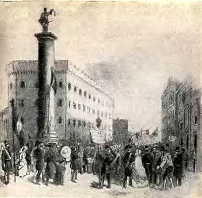 Рис 51 Демонстрация во Флоренции 1848 г В мартовские дни 1848 г - фото 73