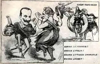 Рис 67 Карикатура на франкоитальянское согласие 1902 г Надпись на рисунке - фото 93