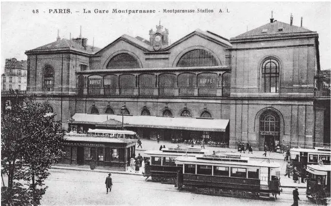 Париж Монпарнасский вокзал Ок 1920 Открытка Татьяна Львовна продала один - фото 144