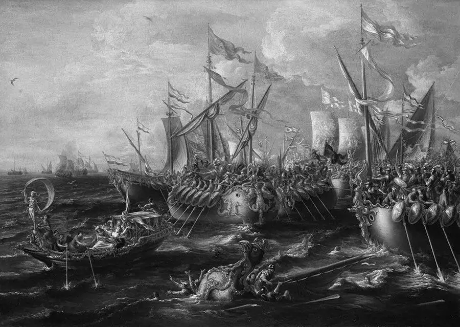 Сражение при Акциуме Худ Лоренцо Кастро 1672 Великолепные египетские - фото 34